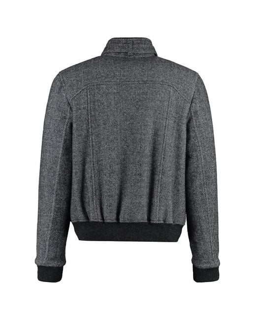 Isabel Marant Gray Peter Wool Bomber Jacket for men