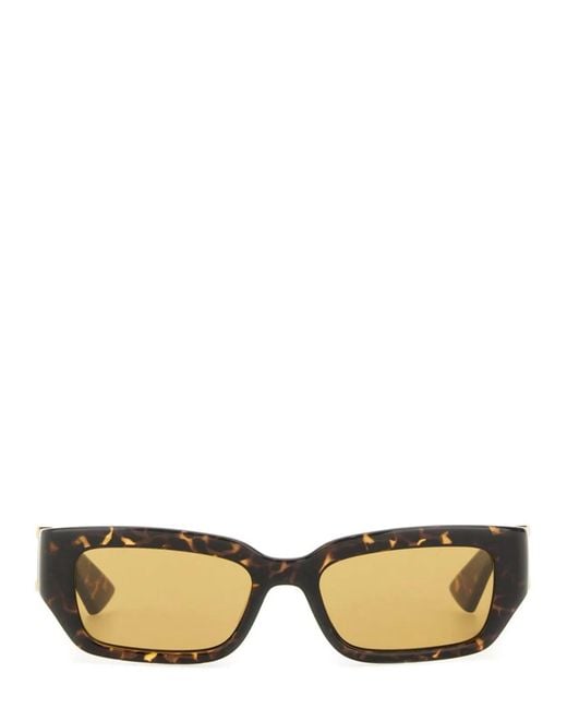 Bottega Veneta Brown Rectangular Sunglasses "Dash"