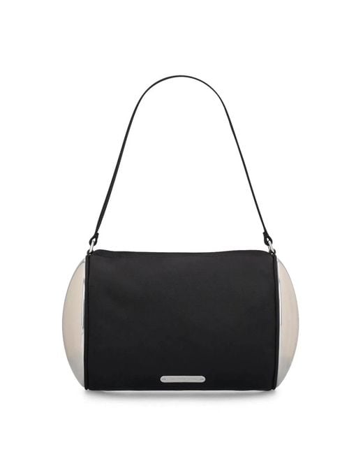 Alexander Wang Black Dome Barrel Pochette Bag