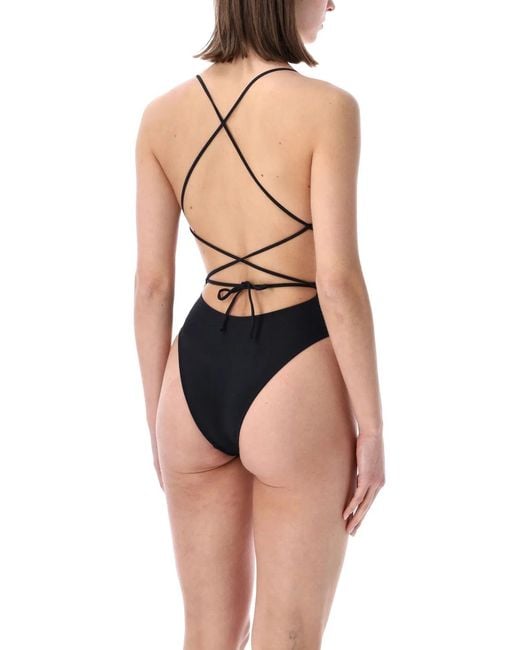 BELAMER Blue Elen Ribbed One Piece