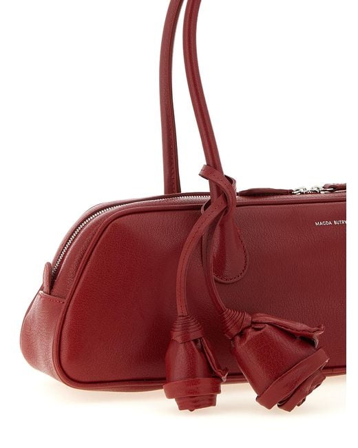 Magda Butrym Red 'Brigitte Trapeze' Handbag