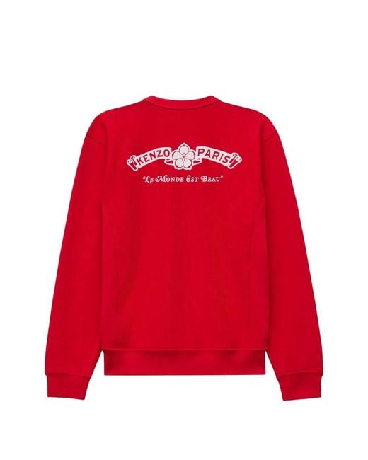 KENZO Red Sweat for men