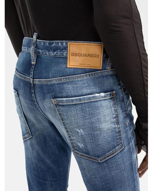 DSquared² Blue Cool Guy 5-Pocket Jeans for men