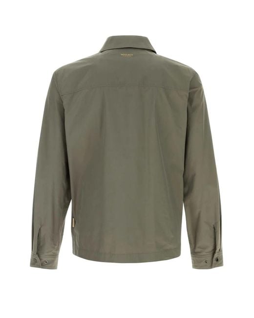Woolrich Green Solid Shirt Jacket for men