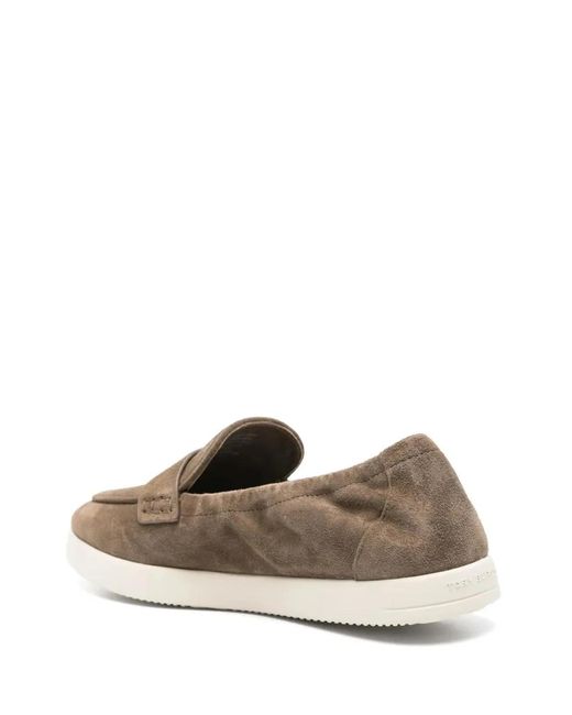 Tory Burch Brown Leather Flat Shoes