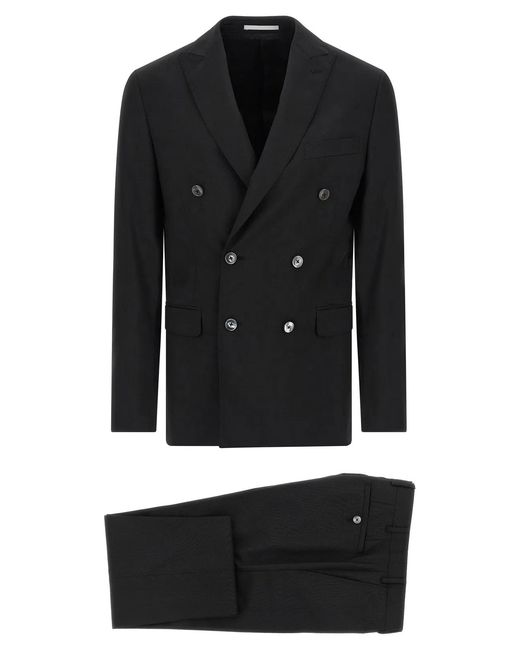 Pal Zileri Black Wool Dress for men