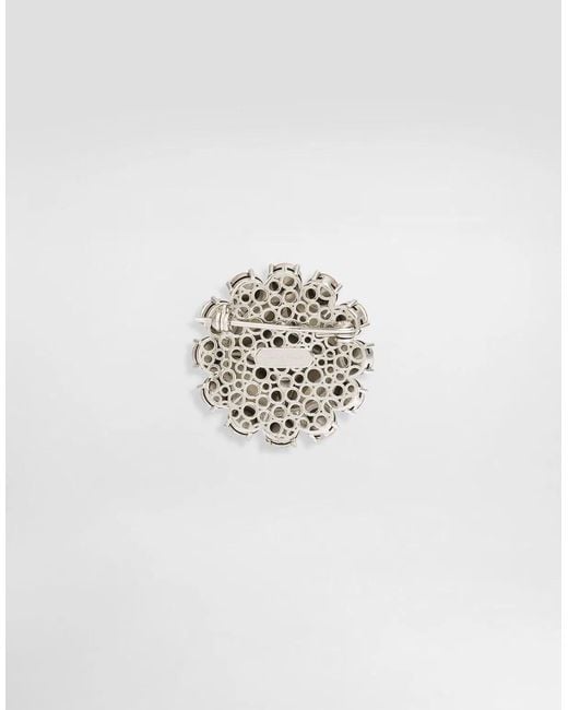 Dolce & Gabbana White Dolce & Gabbana Small Brooch