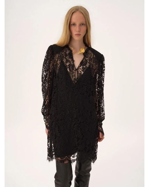 Chloé Black Cotton Polyamide Dress