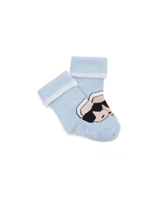 Karl Lagerfeld White Set 2 Socks
