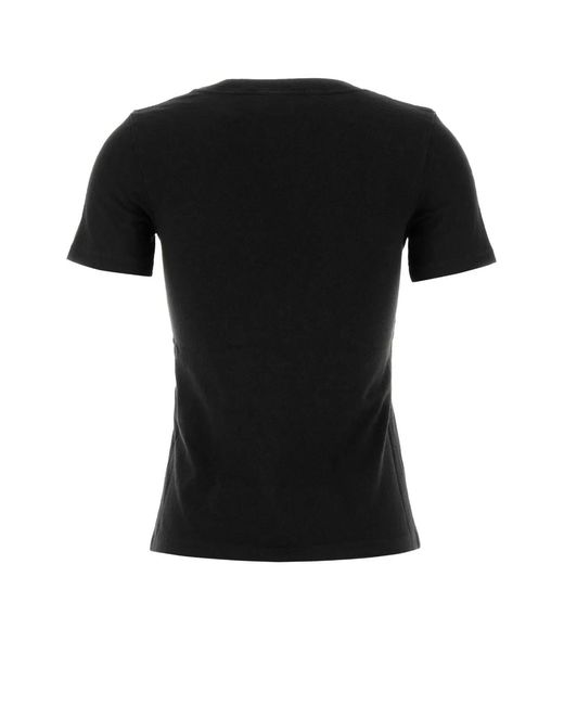 Chloé Black Classic "Flamingo Print" T-Shirt