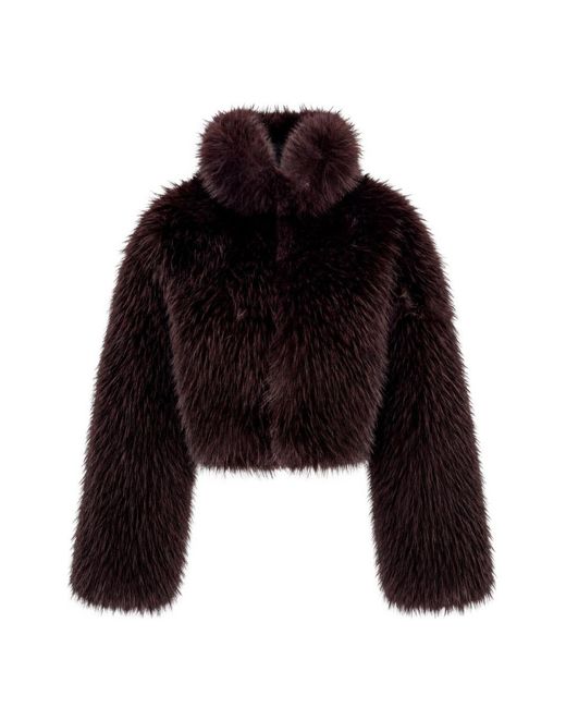 Pinko Black Polyester Coat