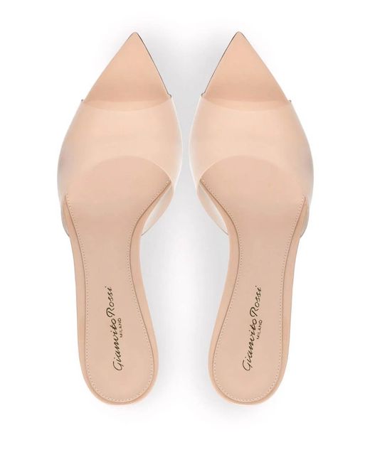 Gianvito Rossi Natural Open Toe Sandals