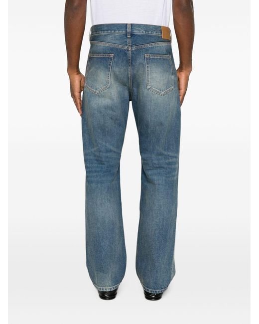 Saint Laurent Blue Straight Denim Jeans for men