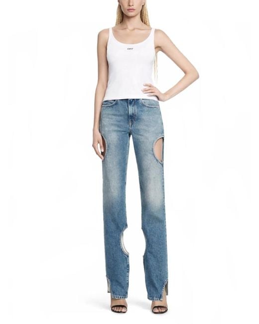 Off-White c/o Virgil Abloh White Tank Top With Logo