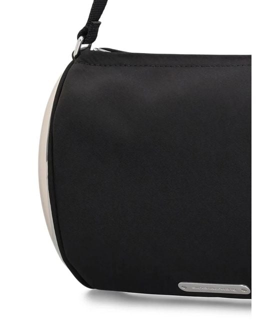 Alexander Wang Black Dome Barrel Pochette Bag