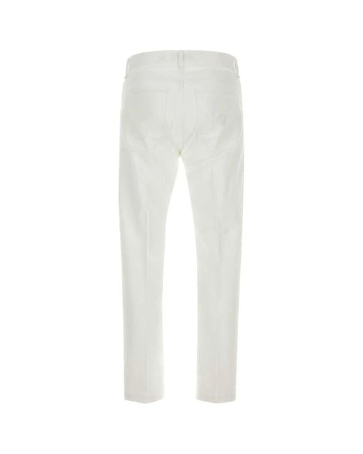 Fendi White Jeans for men