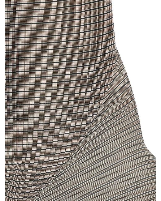 Issey Miyake Gray 'Generic Stripes (Machine Pleats) Skirt