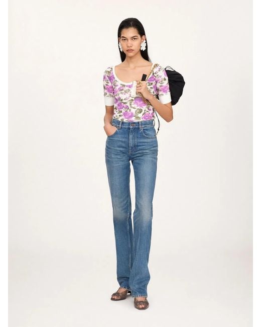 Chloé Pink Floral T-Shirt