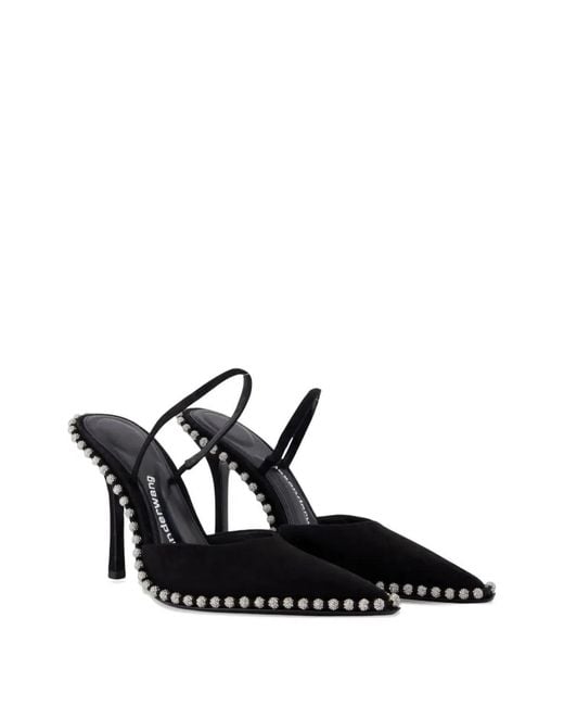 Alexander Wang Black Decorated High-Heeled Pumps