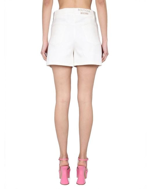 Boutique Moschino White Shorts