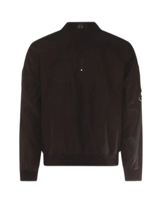 Moose Knuckles Black Courville Bomber for men