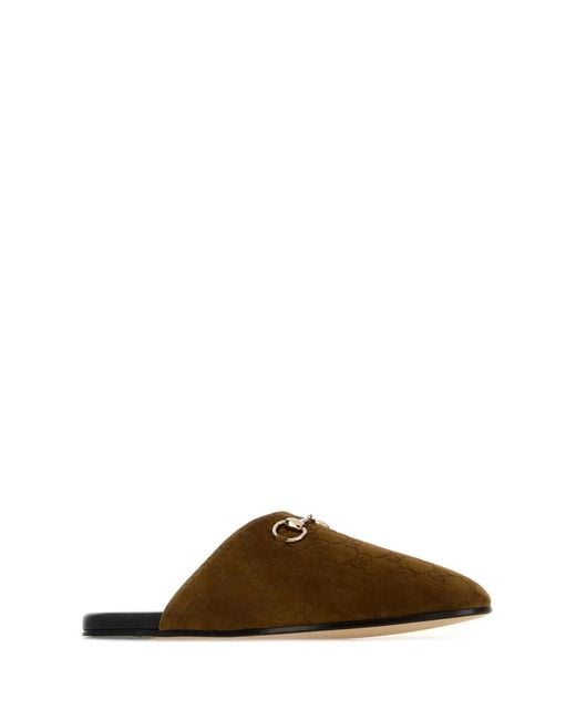 Gucci Brown Slippers for men