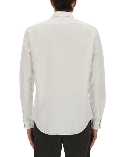 Paul Smith White Ps Paul Smith Organic Cotton Shirts for men