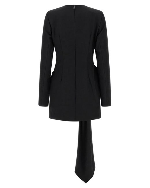 ROTATE BIRGER CHRISTENSEN Black Rotate Birger Christensen Maxi Bow Dress