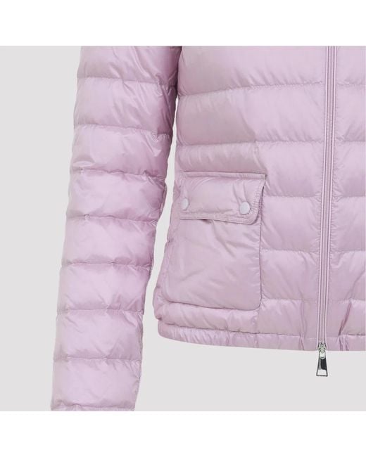 Moncler Purple Lans Short Down Jacket