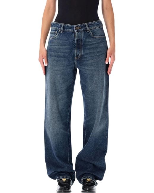 Miu Miu Blue Denim Trousers