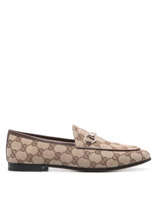 Gucci Multicolor Jordaan Gg Motif Loafers
