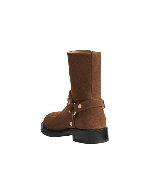 Dior Brown Cognac Leather Boot