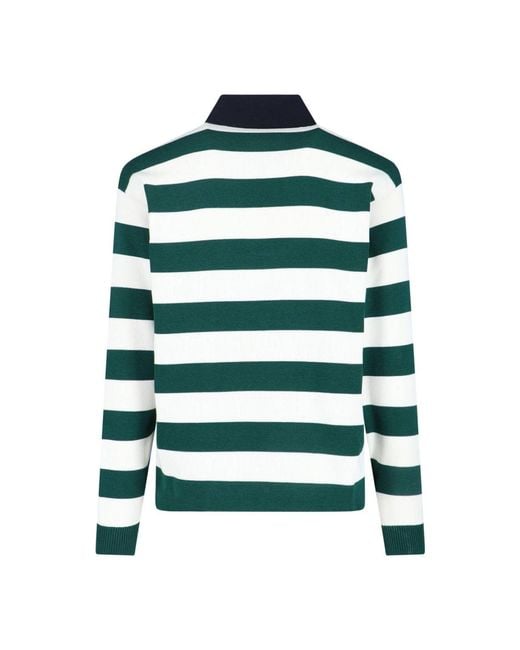 Gucci Green Silk Polo for men