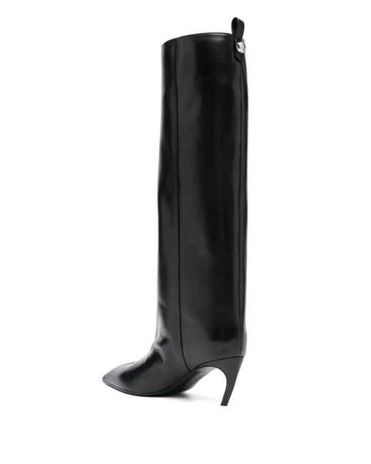 The Attico Black "Lea" Heel 65 Mm Boots