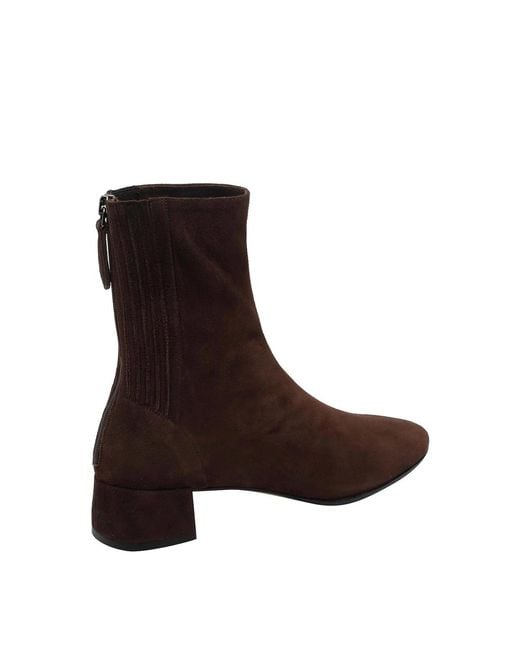 Aquazzura Brown Tres Honore' Booties