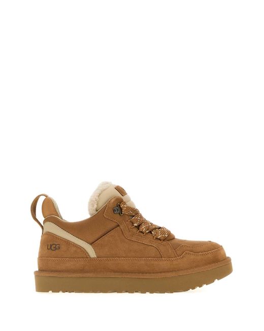 Ugg Brown Leather Shoes for men