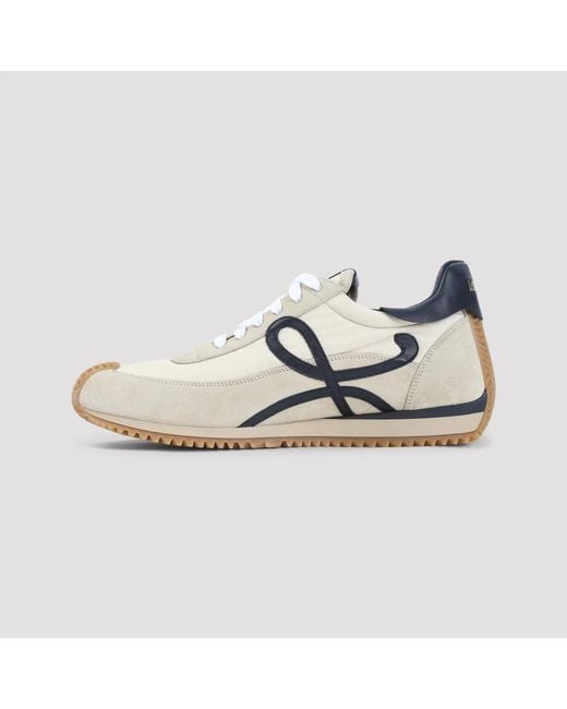 Loewe Blue Calf Leather Flow Runner 2.0 Sneakers for men