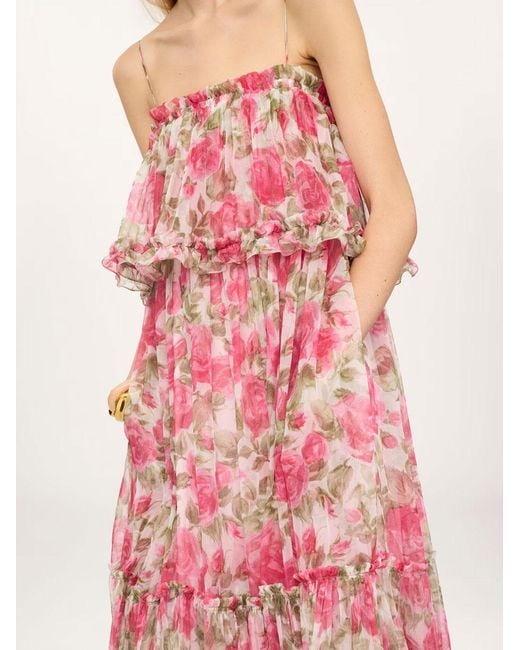 Chloé Pink Senza Spalline A Balze
