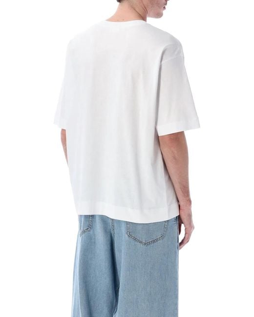 Dries Van Noten White Pocket T-Shirt for men
