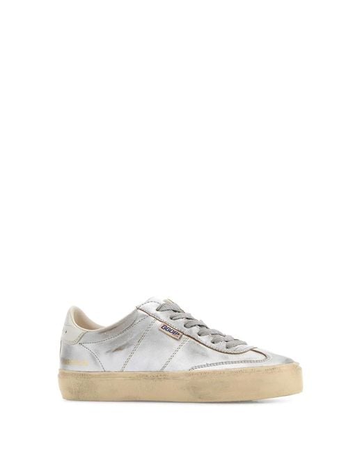 Golden Goose Deluxe Brand White Soul-Star Laminated Upper