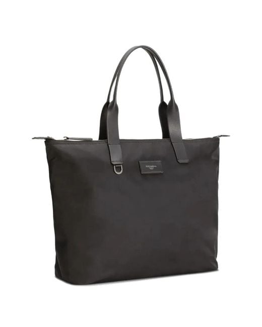 Dolce & Gabbana Black Dolce & Gabbana Small Adamo Bag for men