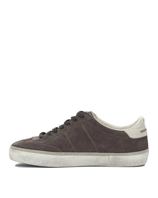 Golden Goose Deluxe Brand Brown "Soul Star" Low-Top Sneakers for men