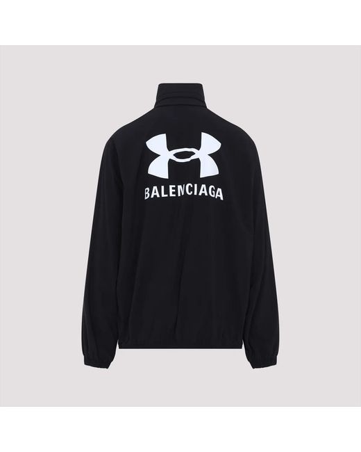Balenciaga Black Stretch Nylon X Under Armour Jacket