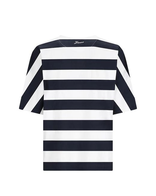 Jacquemus Blue Le Tshirt Mariniere Mc for men
