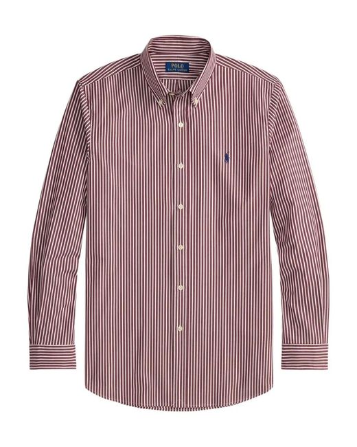 Polo Ralph Lauren Purple Long Sleeve Sport Shirt for men