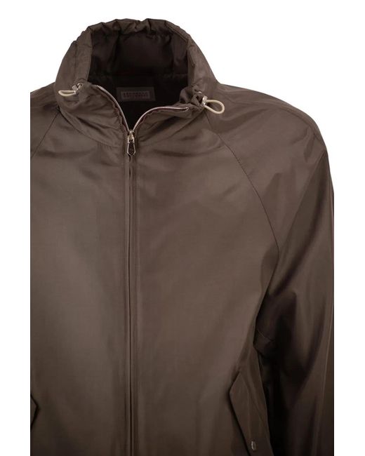 Brunello Cucinelli Brown Unlined Jacket for men