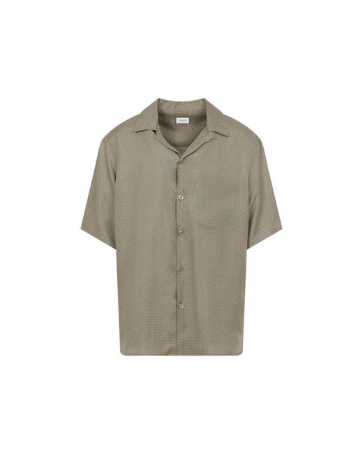 Saint Laurent Gray Silk Shirt for men