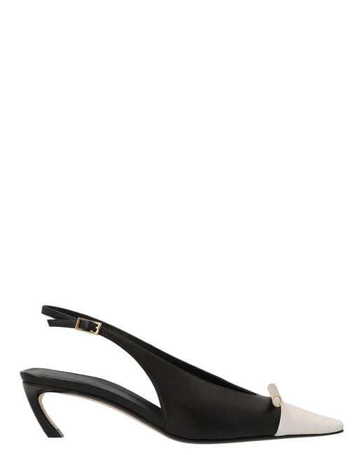 Lanvin Black 'Bico' Slingbacks