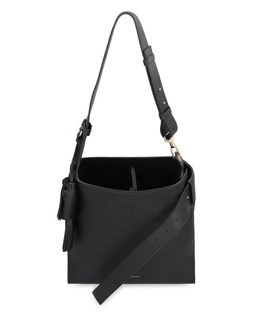 Givenchy Black Medium Belted Hobo Bag