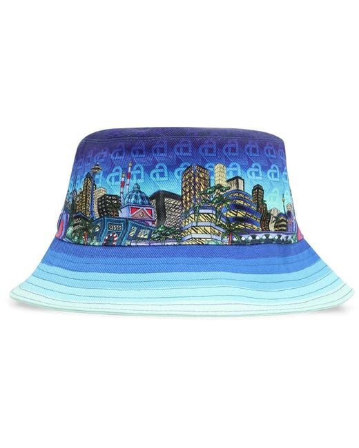 Casablanca Blue Bucket Hat